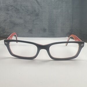 Ray-Ban Eyeglasses RB 5206 2479 Polished Black/Red Rectangular Frame 54[]18 140